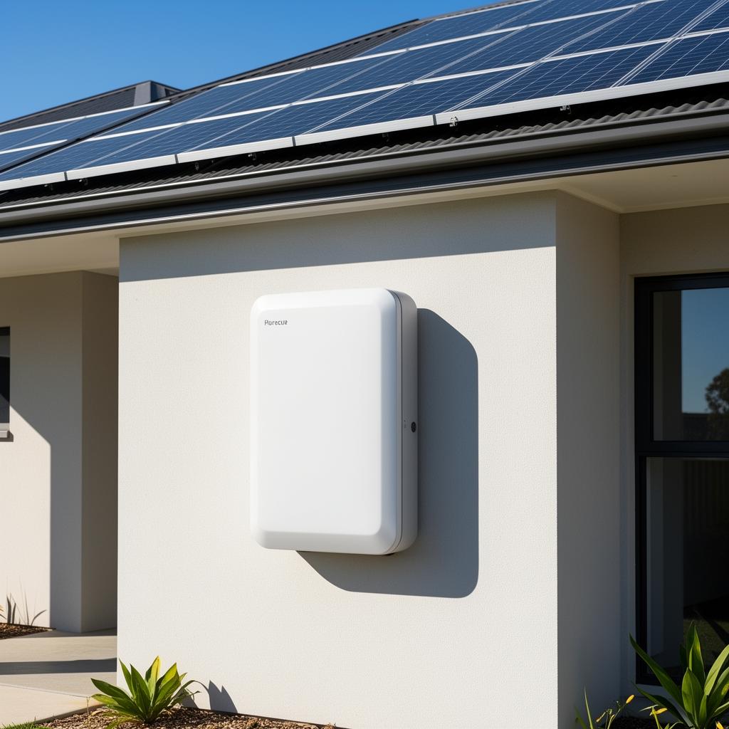 Solar battery installed on Australian home